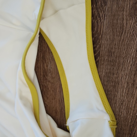 NWT Calia Halter Racerback Light Cream One Piece, size 12 - Picture 12 of 15